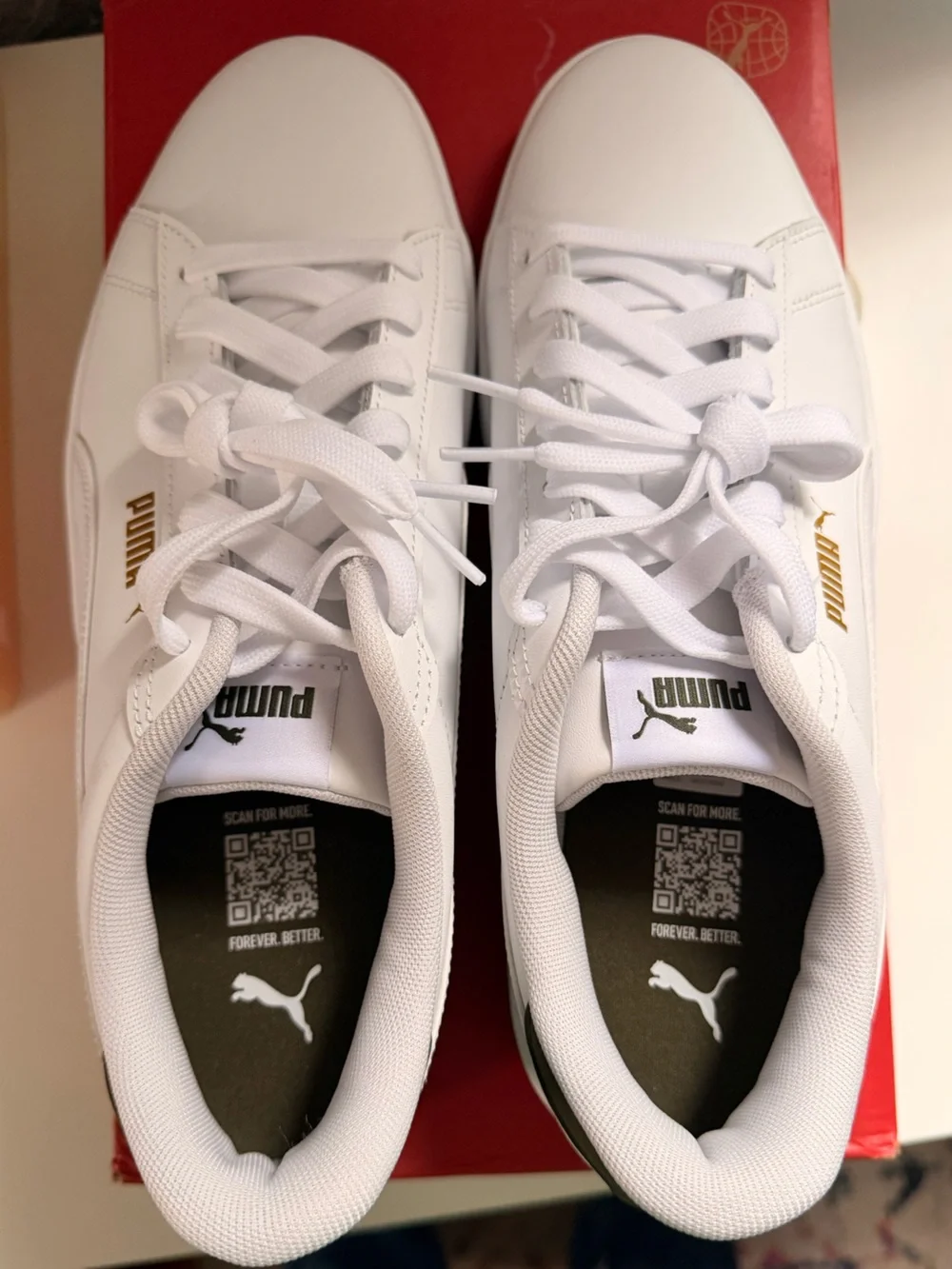 Puma Ace Court Sneakers White/Green Men’s 10.5 NIB